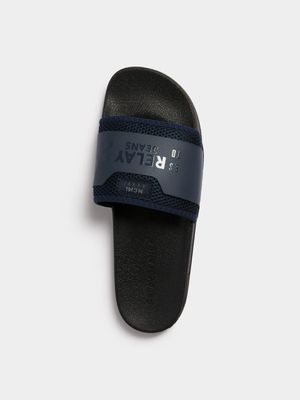 Men's Relay Jeans Mesh Form Navy Slide