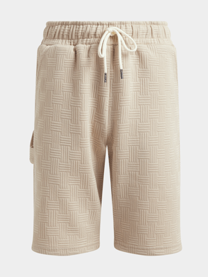 Boys Pull Up Textured Shorts