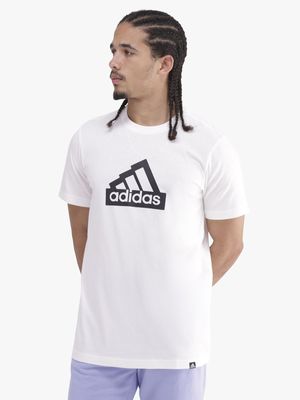 Mens adidas Mod Essential White Tee