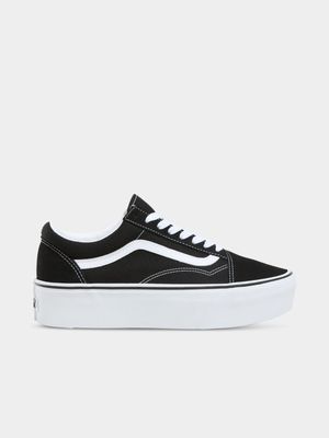 Vans Women's Old Skool Stackform Black/White Sneaker