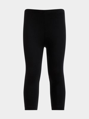 Older Girl's Black Leggings