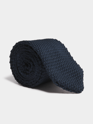 Fabiani Men's Navy Knitted Tie