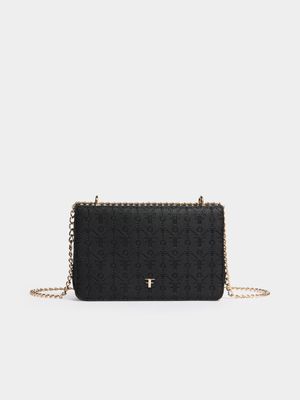 Saffiano FF Emboss Multiway Crossbody Bag