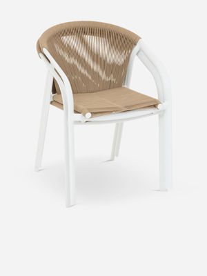 Rui Dining Stack Chair Taupe