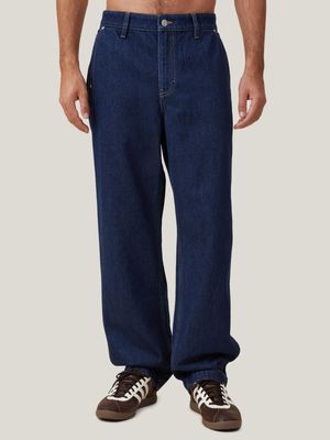 Men's Cotton On Blue Baggy Jeans