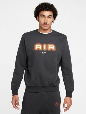 Nike Men's Nsw Grey Sweat Top