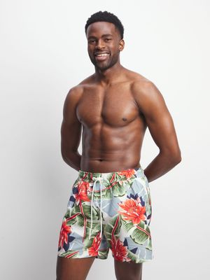 Jet Men's Multicolour Floral Swim Shorts