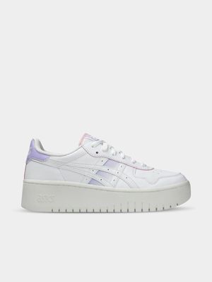 Women's Asics Japan S PF White/Purple Sneaker