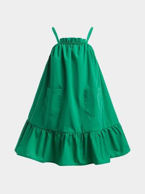 Jet Younger Girls Green Dress