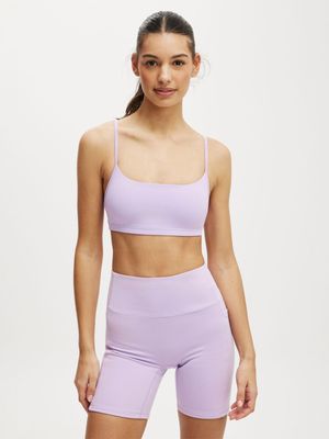 Women's Cotton On Purple Workout Yoga Crop Top