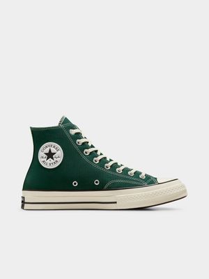 Converse Men's Chuck 70 HI Vintage Green/White Sneaker