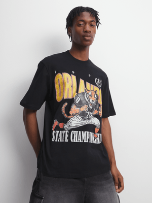 Men's Black Orlando Tiger Graphic Top