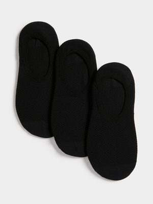 Ts Black 3-Pack Invisible Mesh Socks