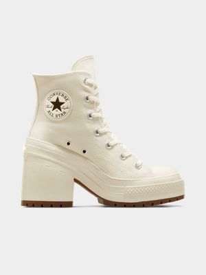 Converse Women's Chuck 70 De Luxe Heel Natural Sneaker