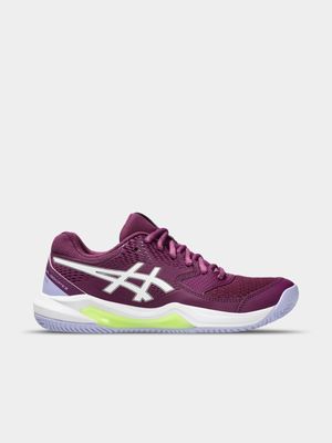 Womens Asics Gel-Dedicate 8 Mauve/White Padel Shoes