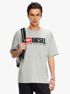 Men's Diesel Grey T-Boxt-Div T-Shirt