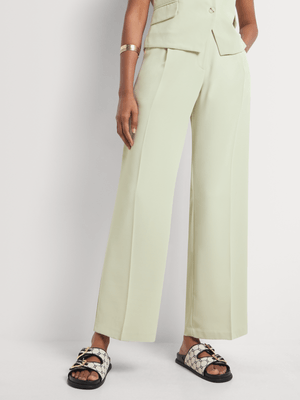 Sienna Pleated Wide Leg Elasticated Back Pants