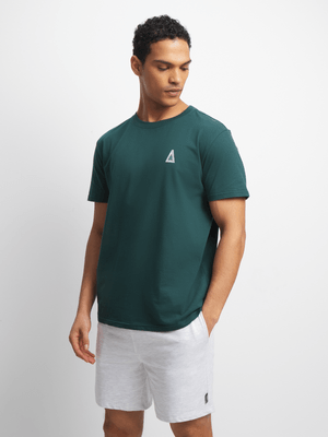 Mens APX Heart to Hand Green Graphic Tee