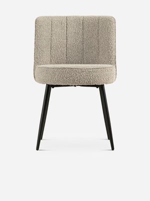 Rotunda Dining Chair Boucle Taupe