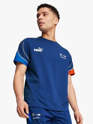 Puma Men's BMW Motorsport MT7+ Blue T-Shirt