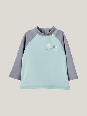 Cotton On Baby Blue Freddie Rash Vest