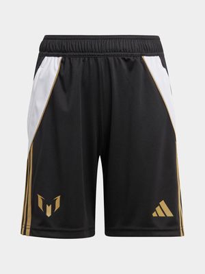 Boys adidas Messi Black Training Shorts