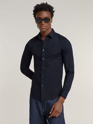 G-Star Men's Uniform Dark Blue Slim Shirt