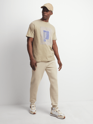 Mens Puma Graphics Execution Stone Tee