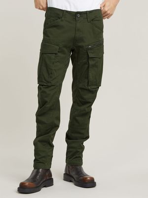 G-Star Men's Rovic Regular Tapered Utility Green Pants