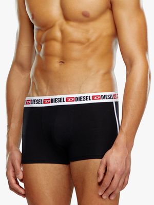 Men's Diesel Black Umbx-Shawn 3 Pack Boxer Trunks