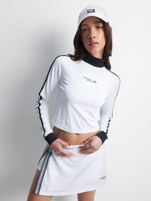 Redbat Athletics Women's White Tennis Top