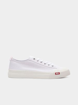 Women's Diesel White S-Athos  Sneakers