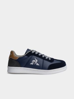 Le Coq Sportif  Court Vintage Blue/Charcoal Sneaker