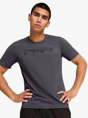 Mens Puma Energy Cloudspun Grey Tee