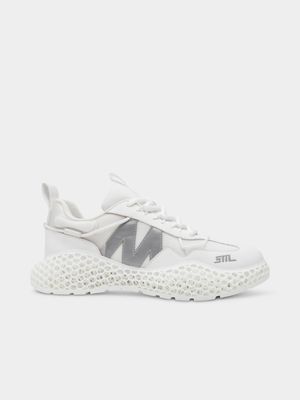 Women's Steve Madden White Turbo 1 Performance Sneakers