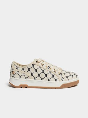 Luella Embroidered Low Top Sneakers