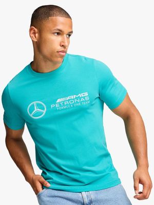 Puma Men's Mercedes-AMG Petronas Aqua T-Shirt