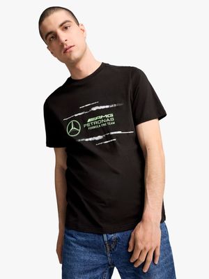 Puma Men's Mercedes-AMG Petronas Black T-Shirt