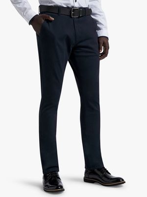 Men's Navy Skinny Chinos