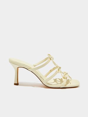 Women's Cotton On Cream Edie Statement Mule Heels