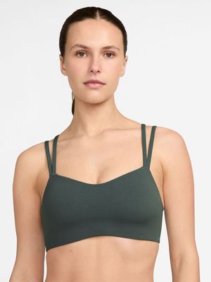 Womens Nike Dri-Fit Alate Trace Vintage Green Sports Bra