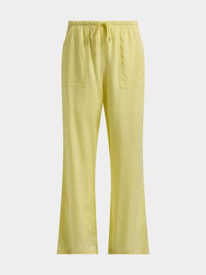 Girls Linen Blend Pants