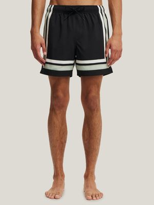 Men's Cotton On Black Stretch Swim Shorts