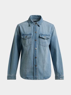 Girls Denim Shirt