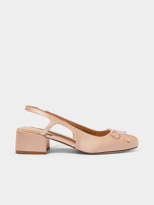 Women's Cotton On Pink Betty Ballet Block Heels