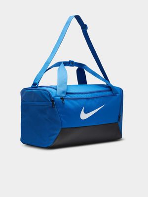 Nike Brasilia 9.5 Blue Duffel Bag