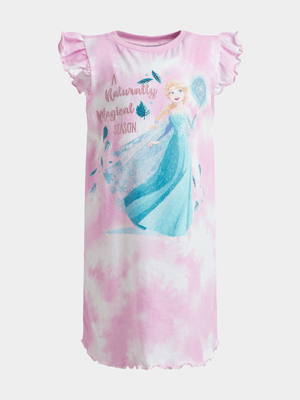 Jet Younger Girls Tie Dye Frozen Sleepshirt