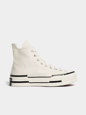 Converse Men's  Chuck 70 Plus Mid White Sneaker