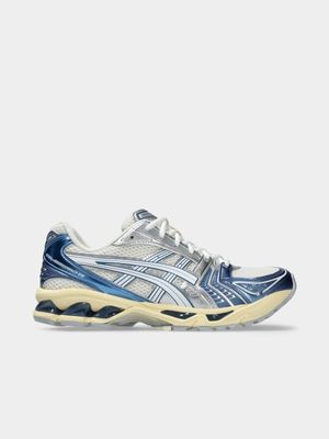 Asics Women's Gel-Kayano 14 Cream/Blue Sneaker