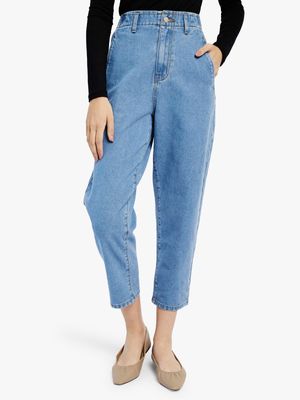 Women's Me&B Blue Mom Jeans